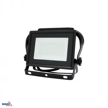 KAFLER KASTEL 2 LED prožektors 30W 6500K 2550lm IP65 Melns Pārnēsājams 1.5m