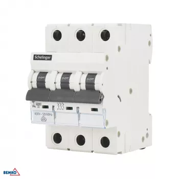SCHELINGER Miniature Circuit Breaker 6kA 3P C 10A VDE