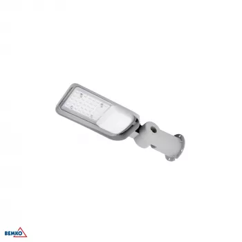 BEMKO JAZMIN 30W 4000K 4050LM IP65 LED ielu gaismeklis gaiši pelēks