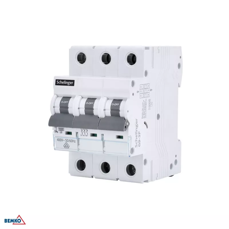 SCHELINGER Miniature Circuit Breaker 10kA 3P B 20A VDE
