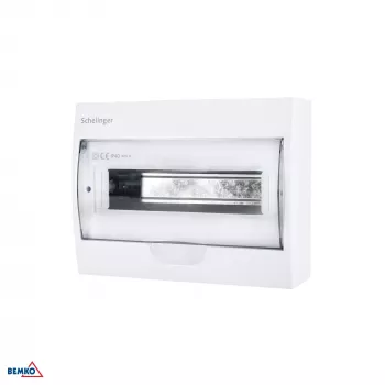 SCHELINGER Virsmas montāžas sadales panelis IP40 12N+12PE 12 moduļi 1 rinda