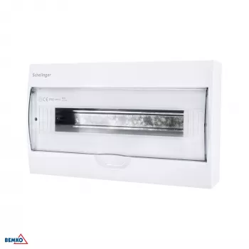 SCHELINGER A80-RDN-IP40-NPE-18P Virsmas montāžas sadales skapis IP40 18N+18PE 1x18P