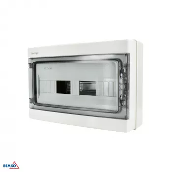 SCHELINGER A80-RHN-IP65-NPE-18P Virsmas montāžas sadales skapis IP65 18N+18PE 1x18P Pelēks