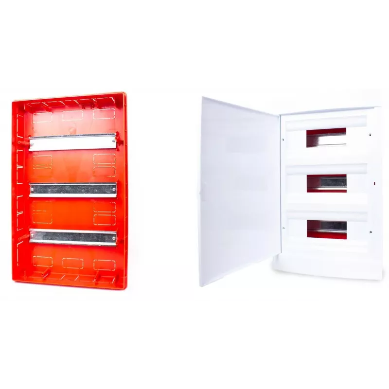 ADELID RM-PT-36P Iegremdējamais sadales panelis 36 moduļi (3x12) Balts