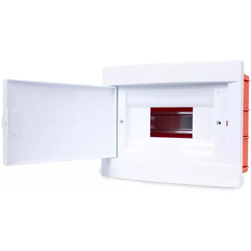 ADELID RM-PT-08P Iegremdējamais sadales panelis 8 moduļi, balts