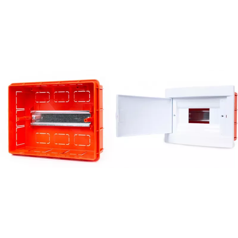 ADELID RM-PT-08P Iegremdējamais sadales panelis 8 moduļi, balts
