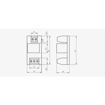SCOT RL-1 Relay 24V DC SPDT 10A PCB Through-Hole
