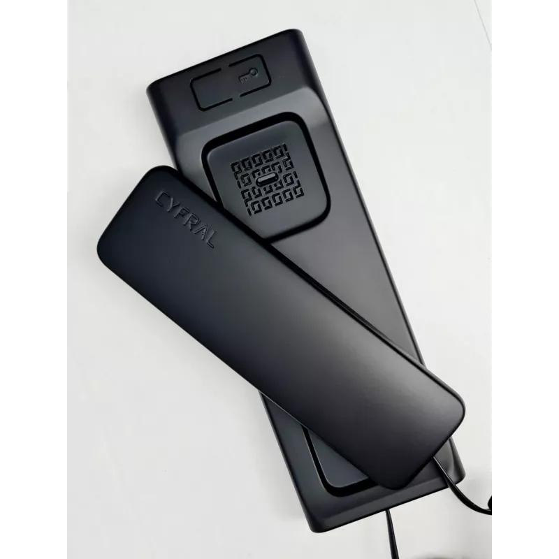 CYFRAL Baltic 5P Black 4,5,6-Wire Audio Intercom Handset