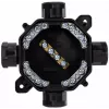 PAWBOL A.0035C Virsmas montāžas hermētiskā sadales kārba PG16, IP67 (5x4mm²), Melna