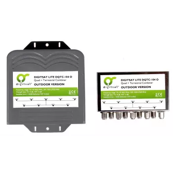 AXING SUMATOR DIGISAT QUAD+TV DQTC-104 Multiswitch 8 Satellite Inputs 1 Terrestrial Input 4 User Outputs