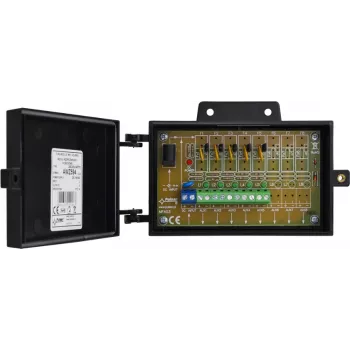 PULSAR AWZ594 Drošinātāju modulis korpusā, 8 izejas, 1A uz izeju, 8A kopā, 10-30V DC