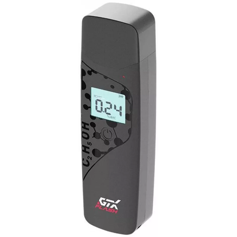 GTX Flash alkohola tests ar elektroķīmisko sensoru