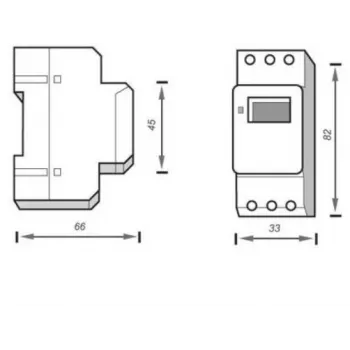 ORNO OR-PRE-414 Digitālais laika slēdzis, DIN sliede, 230V AC, 16A, 1 kanāls