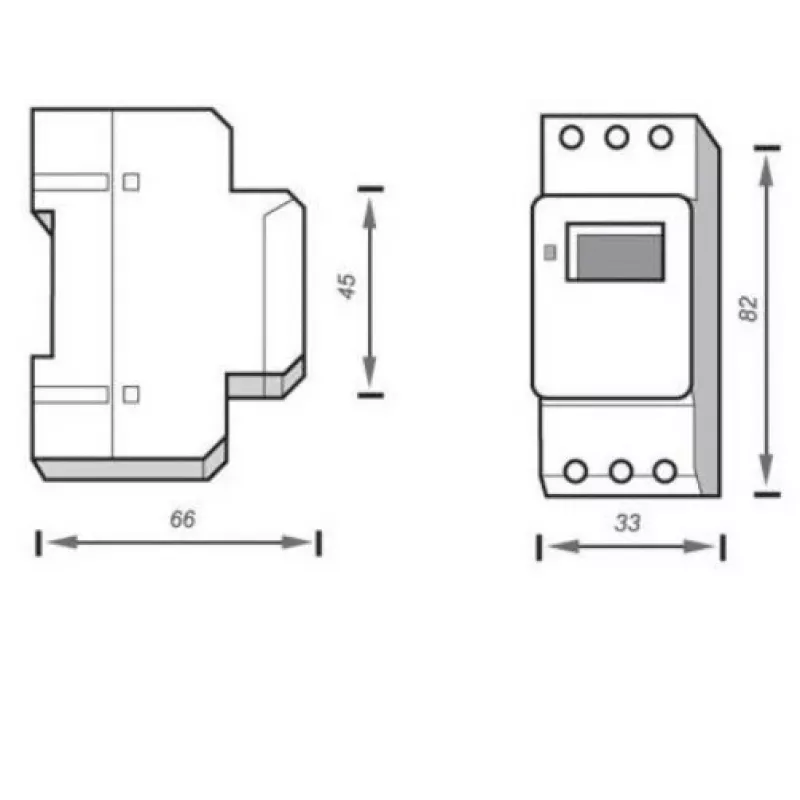 ORNO OR-PRE-414 Digitālais laika slēdzis, DIN sliede, 230V AC, 16A, 1 kanāls