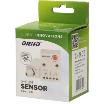ORNO OR-CR-232 Krēslas sensors ar hermētisku ārējo zondi sadales kārbā