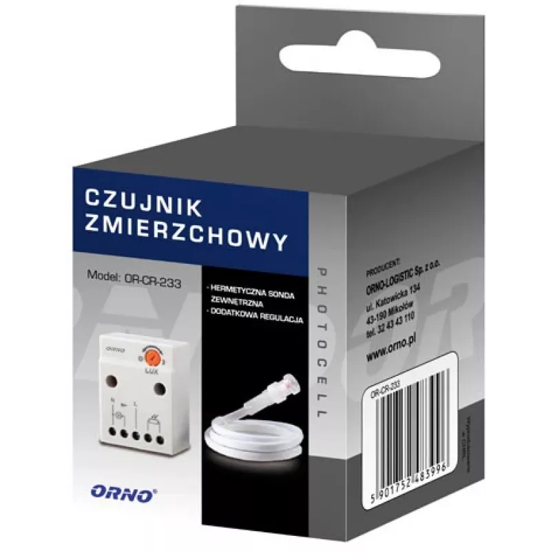 ORNO OR-CR-233 Krēslas sensors ar zondi