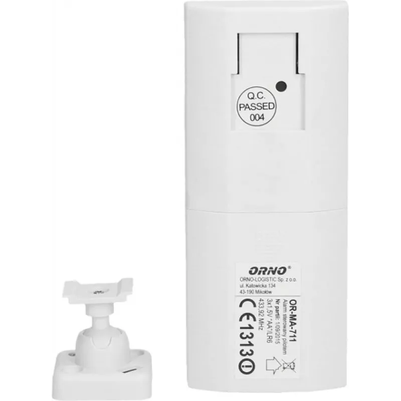 ORNO OR-MA-711 Āra signalizācijas sirēna ar iebūvētu sirēnu, 110 dB, 12V DC, balta