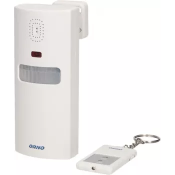 ORNO OR-MA-711 Āra signalizācijas sirēna ar iebūvētu sirēnu, 110 dB, 12V DC, balta