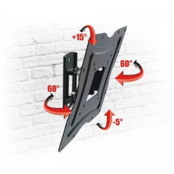 OPTICUM TV Mount AX FLEXI 13-42 inch Full-Motion Wall Bracket Black