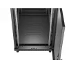 LANBERG 19 inch 27U Brīvi stāvošs skapja statīvs 600x1000mm Melns ar perforētām durvīm (plakanā iepakojumā)