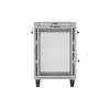 Lanberg 19 collu 15U 600x800 pelēks grīdas skapis ar perforētām durvīm un LCD (plakanā iepakojumā)