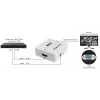 PULSAR HDMI uz VGA pārveidotājs ar audio - Melns