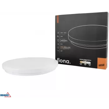 KAFLER FIONA LED Griestu gaisma 24W 2400lm Izvēlama CCT 3000K/4000K/6500K IP20 Balta