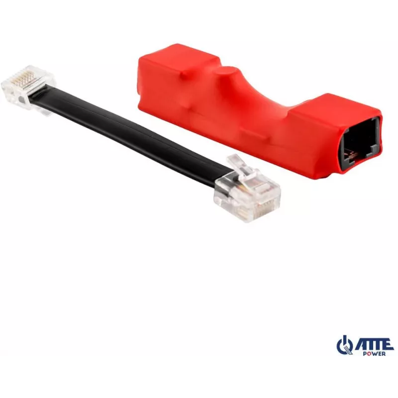 ATTE ASUC-15-480-HS pasīvais PoE adapteris, ieeja 10-30V DC, izeja 48V DC 15W, 0.31A, RJ45, sienas montāžai, melns