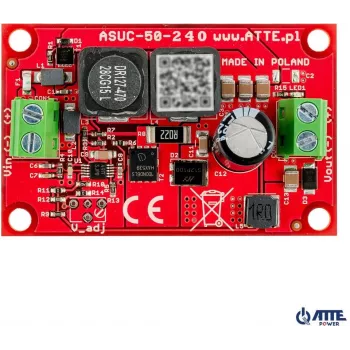 ATTE ASUC-50-240-OF DC/DC pārveidotājs 50W 24V ieeja 5V izeja