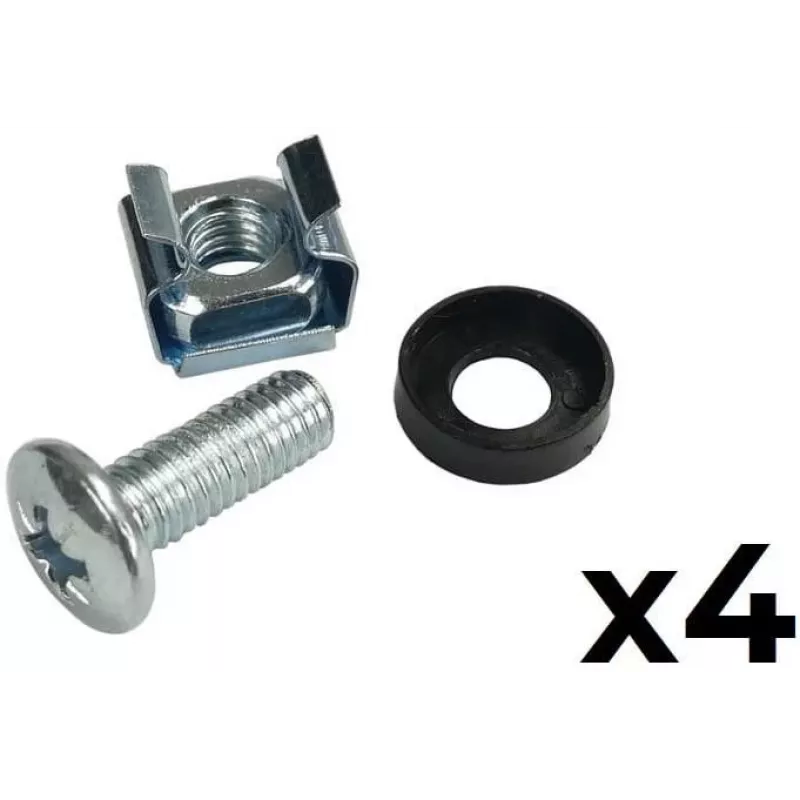 ATTE ADD-RACK2U2 Padziļināts montāžas adapteris 2U 19 inch statīvam Melns