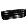 ATTE ADD-RACK10-2U1 10-Inch 2U Rack Mounting Adapter with Straight Holes, Black