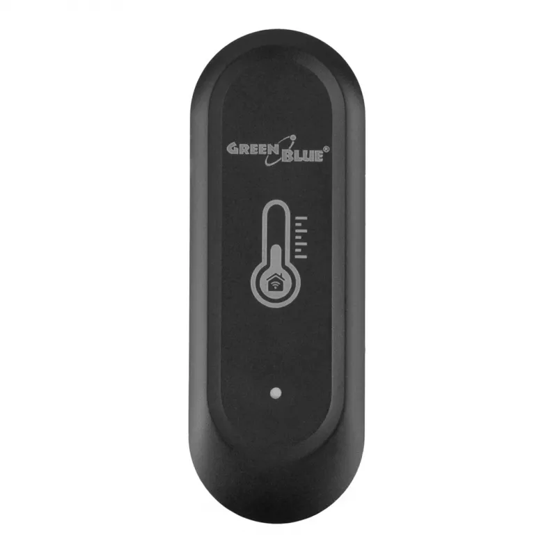 GRB GREENBLUE GB741 āra WiFi temperatūras un mitruma sensors, Android/iOS, 3.0V DC, 2xAAA, IP65