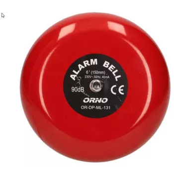 ORNO OR-DP-ML-131 Skolas zvans 230V AC 85dB Sarkans Tērauds