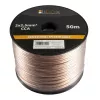 Libox Skaļruņu kabelis 2x2.50mm LB0009-50 Audio kabelis 50 m Caurspīdīgs