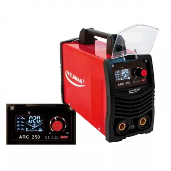 GREENCELL WELDMAN Inverter ARC-250 MMA metināšanas iekārta 230V 250A