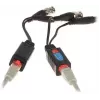 DELTA TR-1RJ-HD pasīvā video baluna komplekts (2 vienības) - 8MP 4K HD-CVI/HD-TVI/AHD/CVBS, BNC uz RJ45, melns