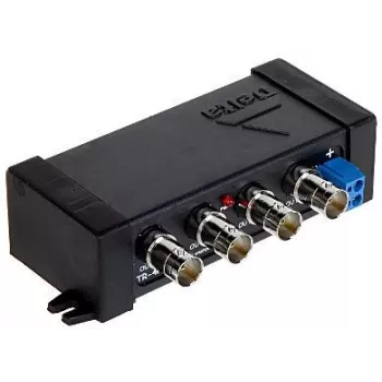DELTA TR-4P/70 4-kanālu pasīvais video baluns / transformators AHD/TVI/CVI/CVBS līdz 70m