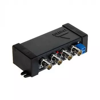 DELTA TR-4P/70 4-kanālu pasīvais video baluns / transformators AHD/TVI/CVI/CVBS līdz 70m