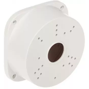 DELTA BD-PC115 Camera Mounting Bracket, White, Aluminum, Wall/Ceiling, 360° Rotation, 115mm Arm