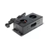 DELTA FPS-3S/CABLE Mēbeļu strāvas sadalītājs ar 3 kontaktligzdām, 1,5m kabeli, melns