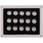 DELTA Outdoor Infrared Reflector IRL-50/90, 850 nm, 50 m Range, 90° Beam Angle, IP66, Dark Grey