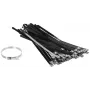 DELTA Montage SSCT-300X10 Nerūsējošā tērauda kabeļu saite 300mm x 10mm, 100 iepakojumā