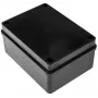 Hermētiskā sadales kārba 150x110x70mm IP65 bezhalogēna melna PAWBOL S-B316C