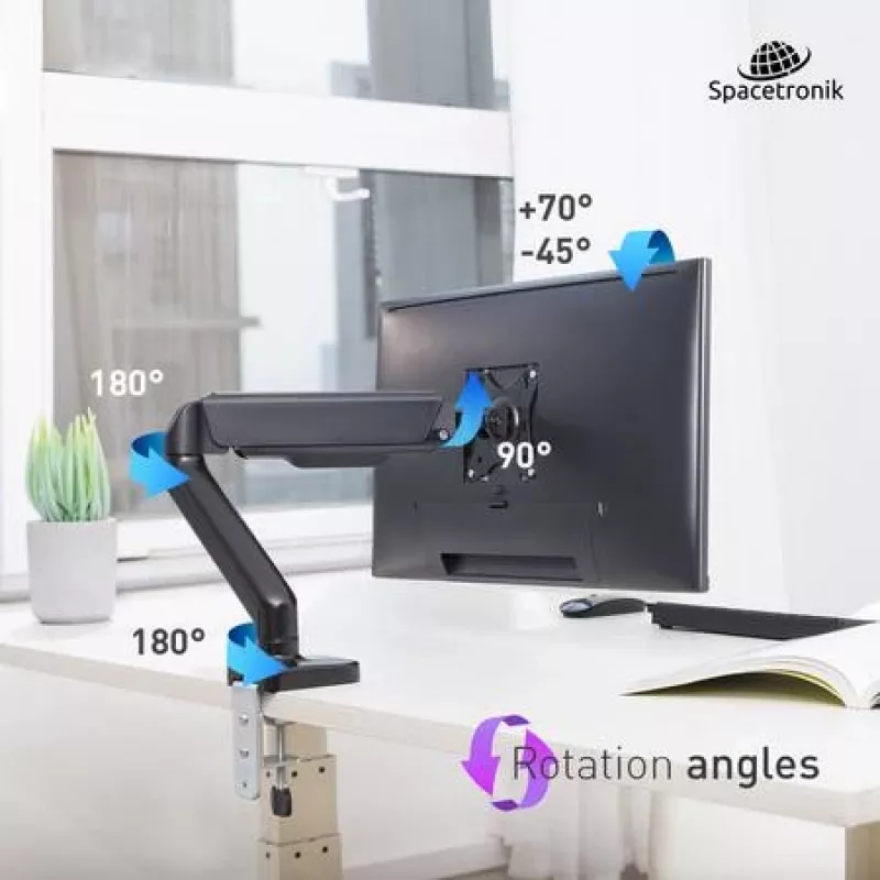 Spacetronik SPA-G110 Galda stiprinājums monitoram 17-32 collas