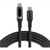USB-C uz USB-C kabelis 100cm 100W PD LCD displejs everActive CBB-1PD5L