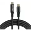 USB-C uz USB-C kabelis 100cm 100W PD LCD displejs everActive CBB-1PD5L
