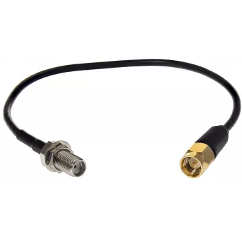 ROPAM SMA vīrietis uz SMA sieviete koaksiālais pigtail kabelis 20 cm RG174