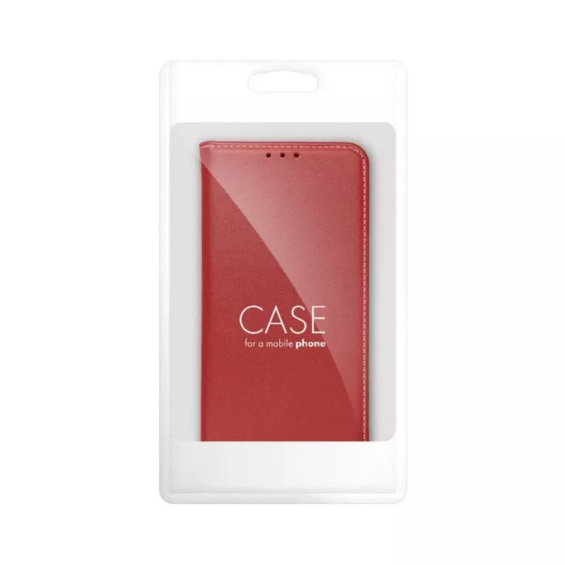 OEM Flip Case for iPhone 17 Pro / 18 Pro Smart Pro Book Leather Burgundy