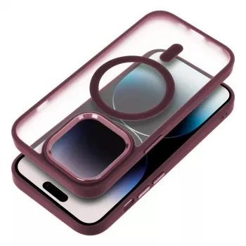OEM Maciņš iPhone 17 Pro Max Matte Mag Cover saderīgs ar MagSafe Sarkans