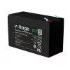 VOLTAGE AGM Akumulators 12V 7.2Ah VEL12-7.2 T2 Ilgs Mūžs 15 Gadi